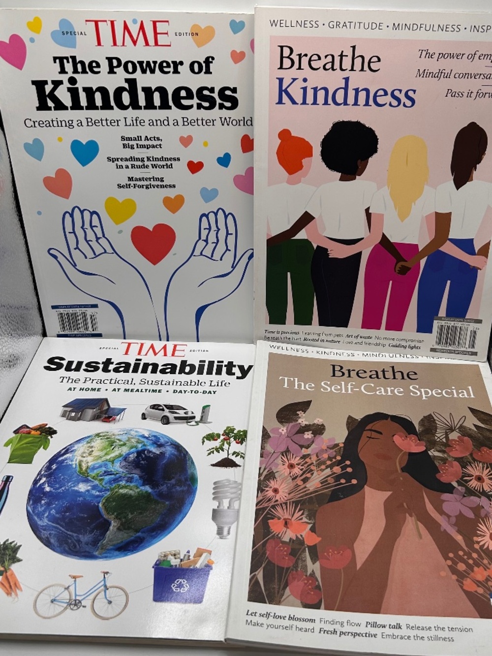 Time & Breathe Magazine Special Editions Lot of 4 Books